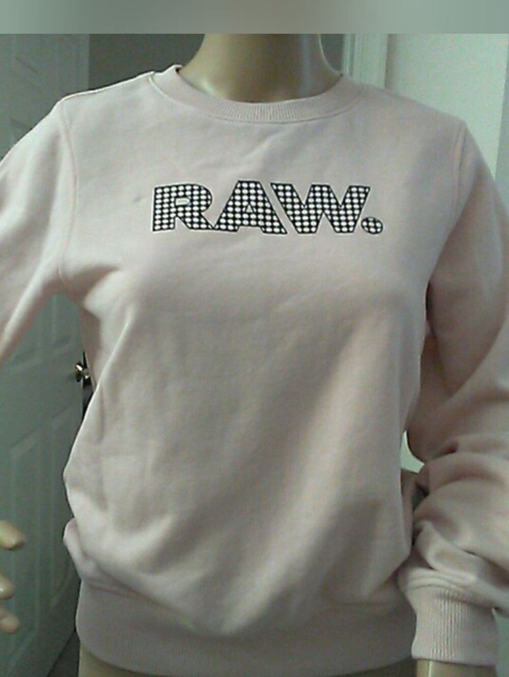 Nwt "G-Star Raw" Light Pink Crewneck Sweatshirt HOT TREND SZ. XS SHERLAND SWEAT
